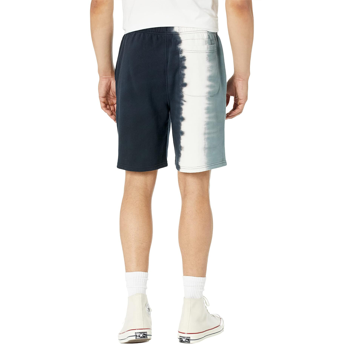 Champion Men's Vertical Stripe Classic 8" Fleece Shorts