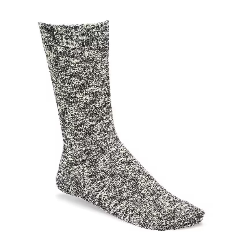 Birkenstock Women's Cotton Slub Socks - Black/Gray