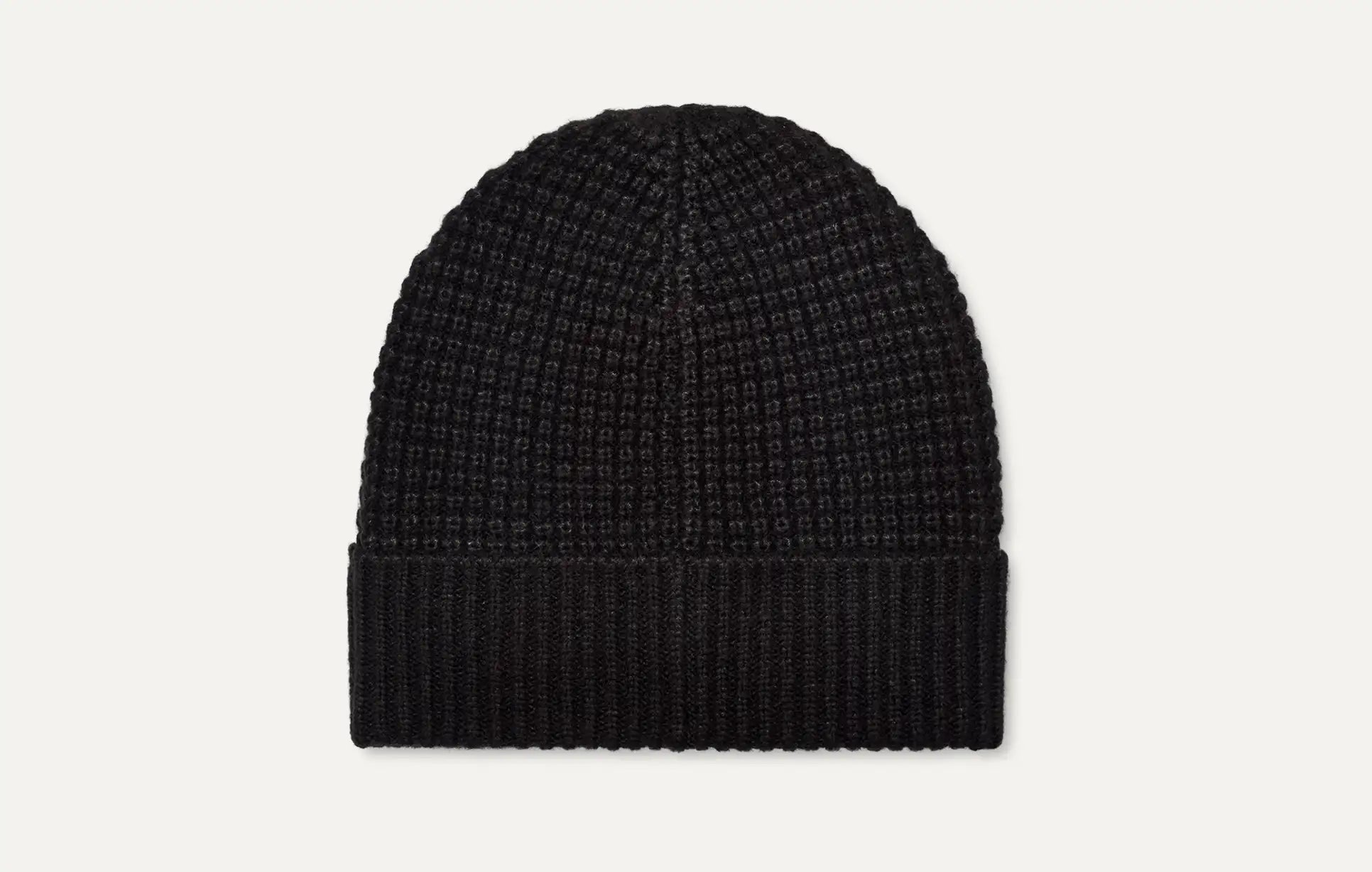UGG Men's Waffle Cuff Hat | Black