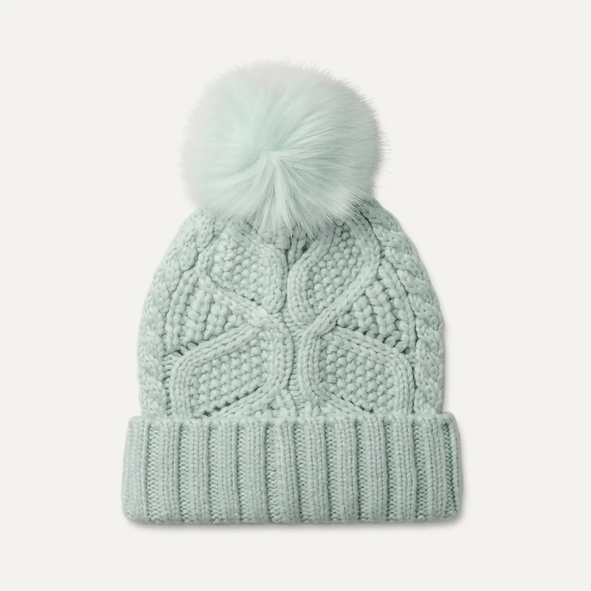 UGG Women's Cable Beanie With Pom | Fountain
