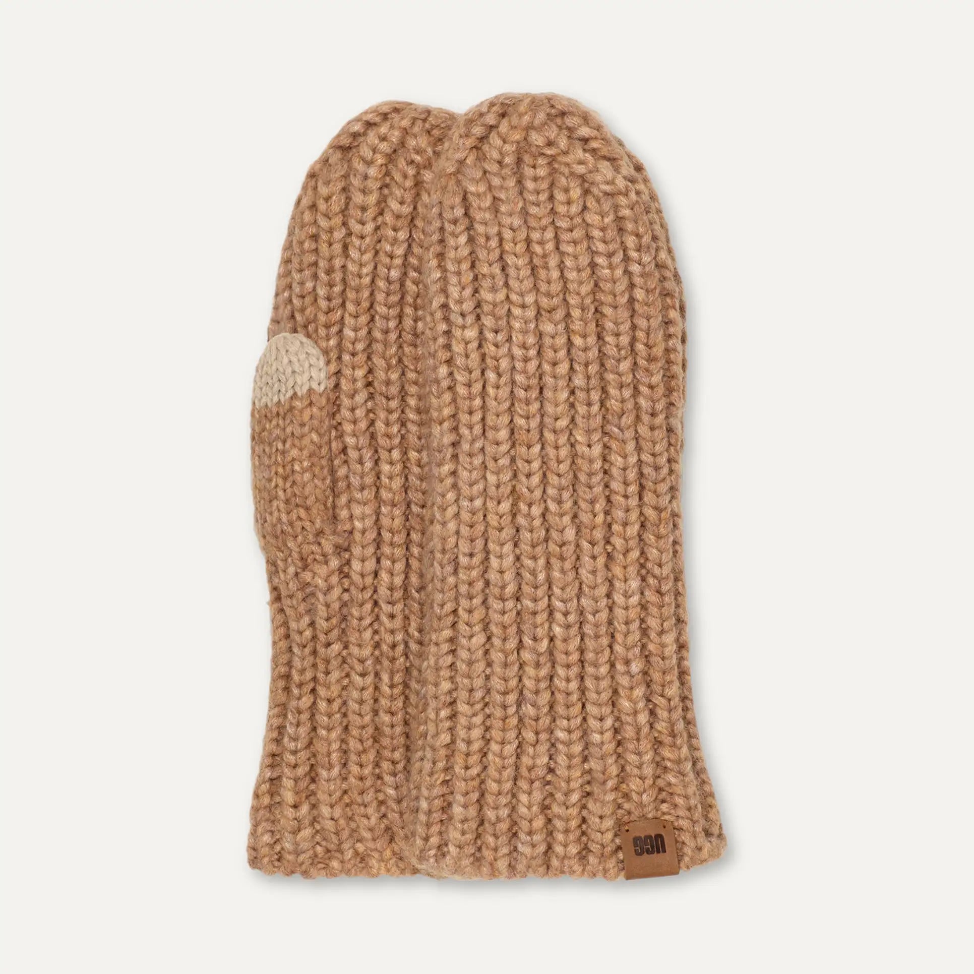 UGG Women's Chunky Rib Mitten | Camel