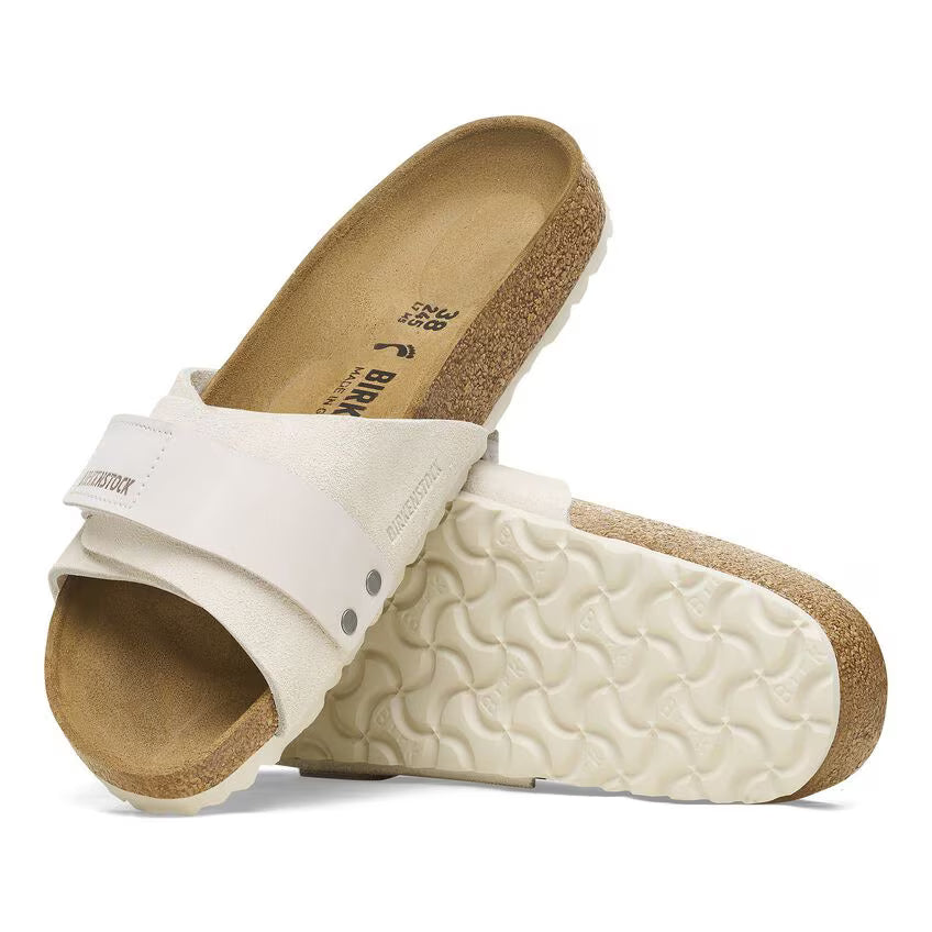 Birkenstock Women's Oita Suede Leather - Antique White