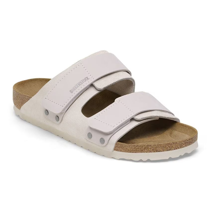 Birkenstock Women's Uji Nubuck-Suede Leather - Antique White
