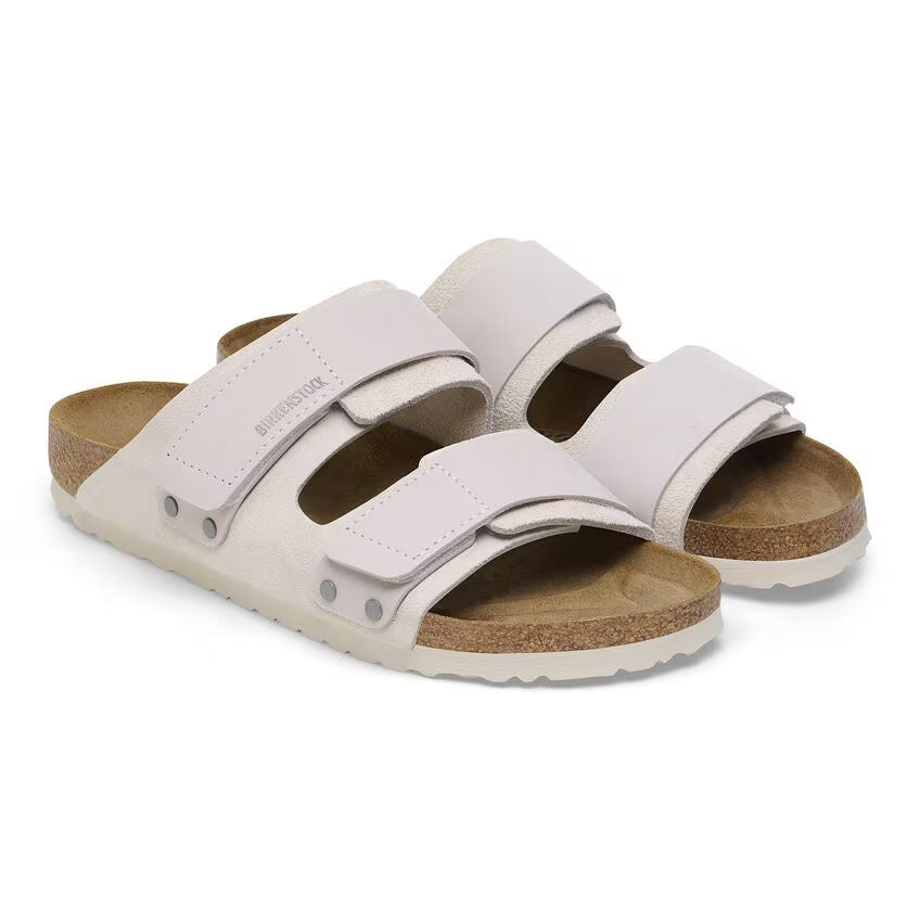 Birkenstock Women's Uji Nubuck-Suede Leather - Antique White