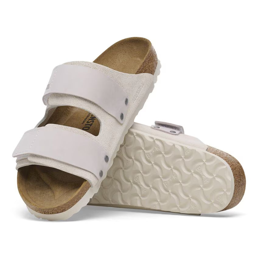 Birkenstock Women's Uji Nubuck-Suede Leather - Antique White