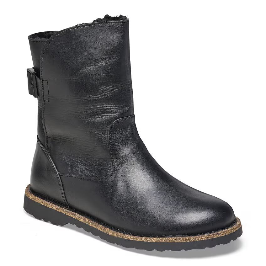 Birkenstock Women's Uppsala Shearling Leather - Black