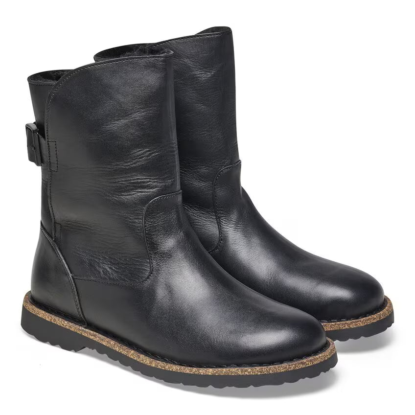 Birkenstock Women's Uppsala Shearling Leather - Black
