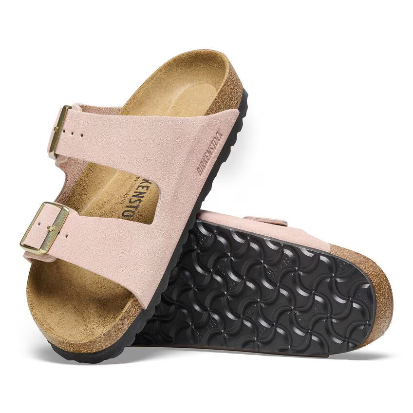 Birkenstock Women's Arizona Suede Leather - Light Rose