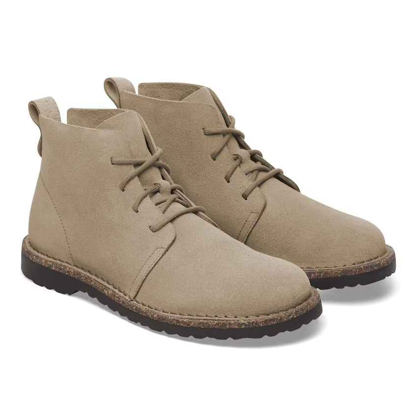 Birkenstock Men's Uppsala Mid Suede Leather - Taupe