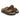 Birkenstock Women's Arizona Chunky Suede Leather - Dark Tea/ Black