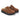 Birkenstock Women's Boston Chunky Suede Leather - Dark Tea/ Black