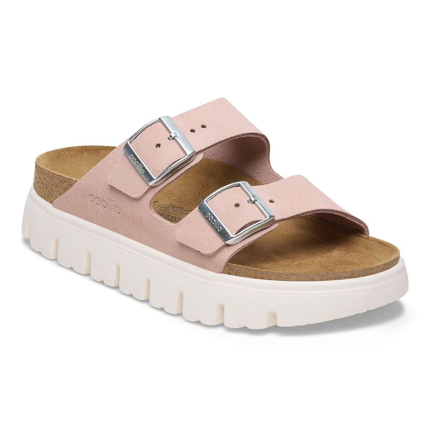 Birkenstock Women's Arizona Chunky Suede Leather - Light Rose