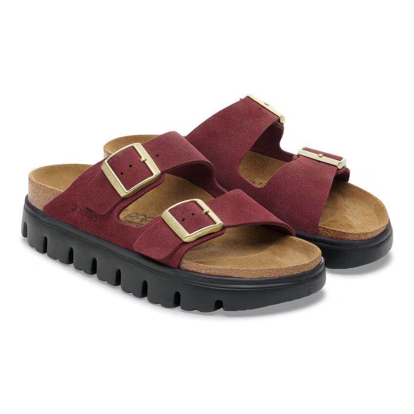 Birkenstock Women's Arizona Chunky Suede Leather - Zinfandel