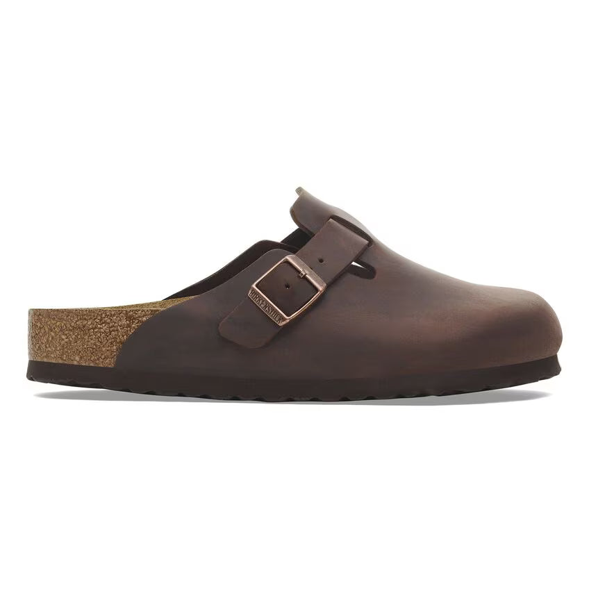 Birkenstock Women's Boston Soft Footbed Oiled Leather - Habana