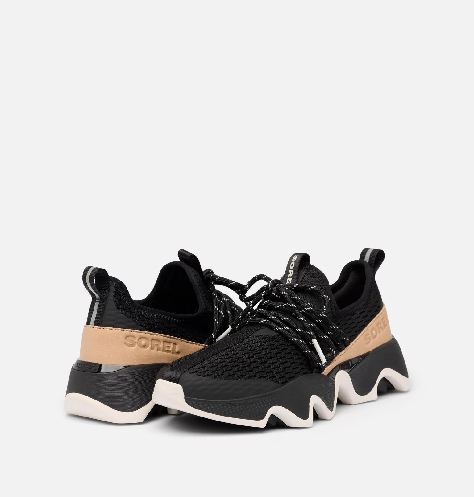 Sorel Women's KINETIC™ Impact II Lace Sneaker | Black - Honest Beige