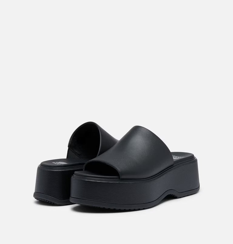 Sorel Women's Dayspring™ Slide Platform Sandal | Black / Black
