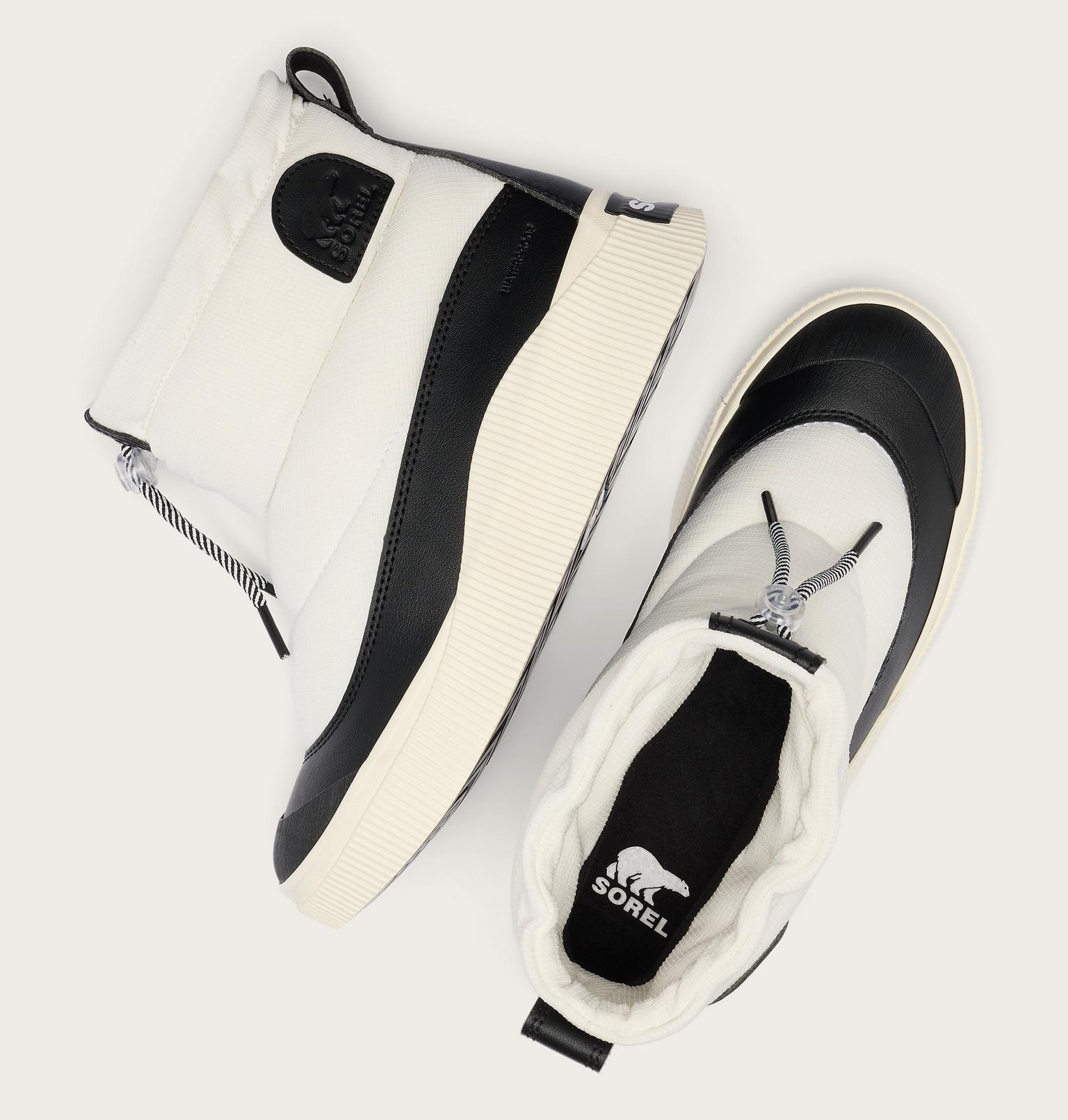 Sorel Women's OUT N ABOUT™ IV Puffy Waterproof Boot | Sea Salt /  Black