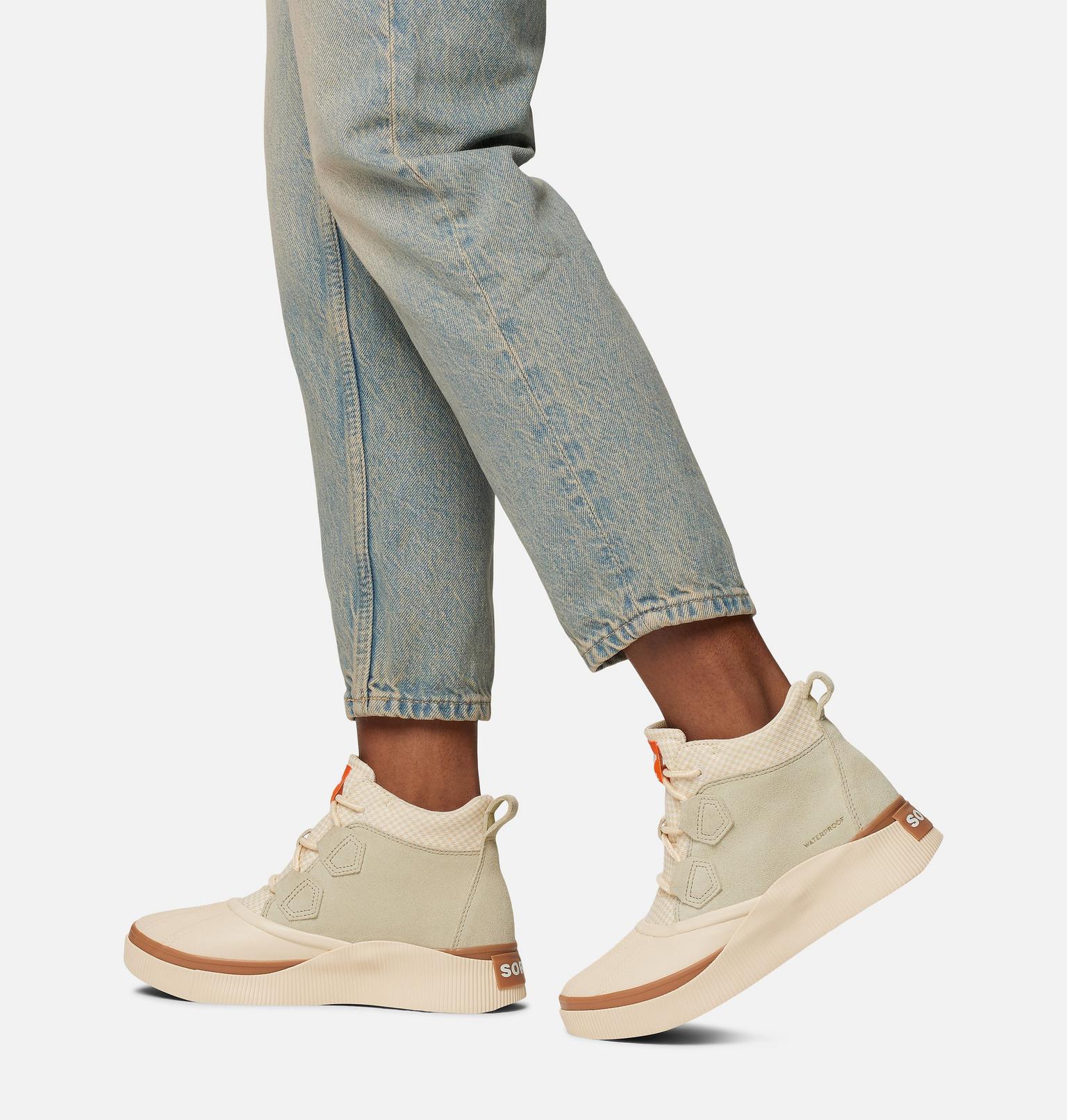 Sorel Women's OUT N ABOUT™ IV Classic Waterproof Boot| Light Aloe / Bleached Ceramic