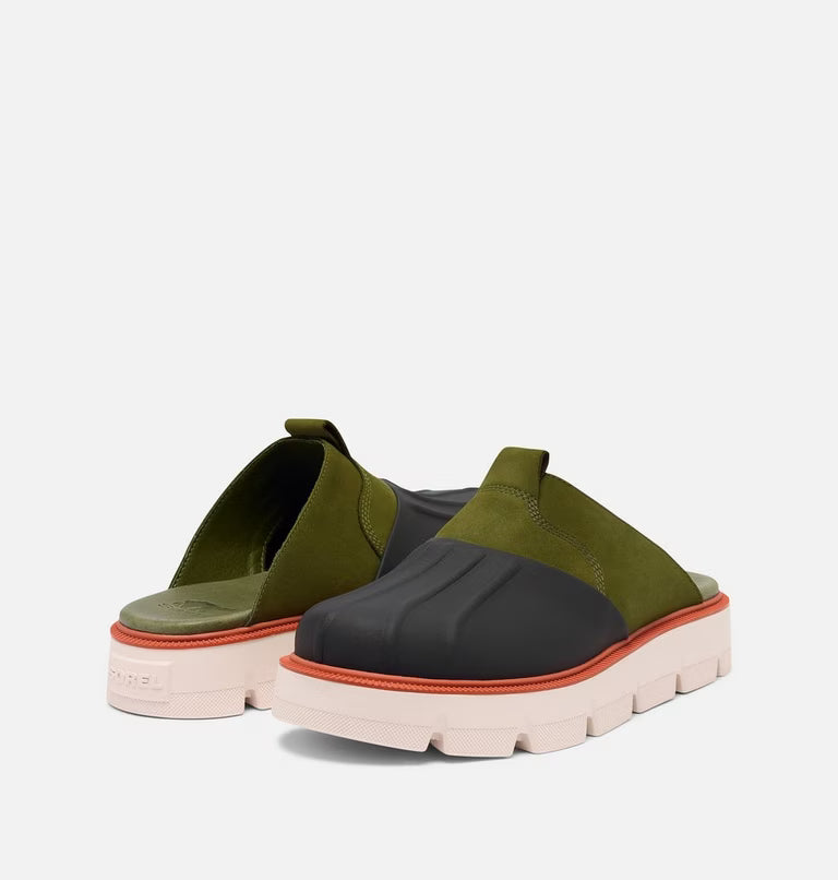 Sorel Women's REIN CB™ Clog | Utility Green / Pearlescent