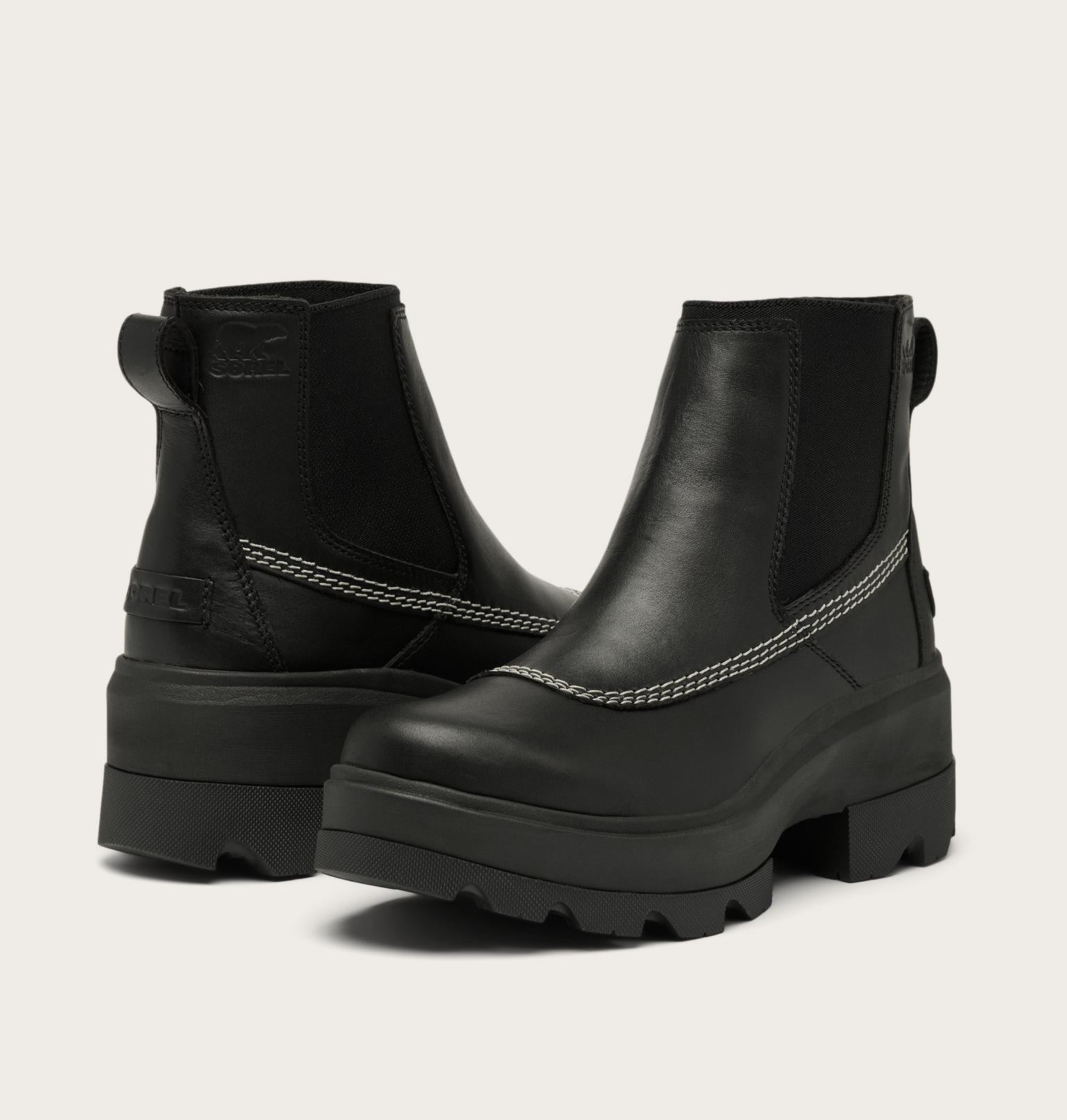Sorel Women's JOAN FRWD™ Chelsea Boot | Black / Bleached Ceramic