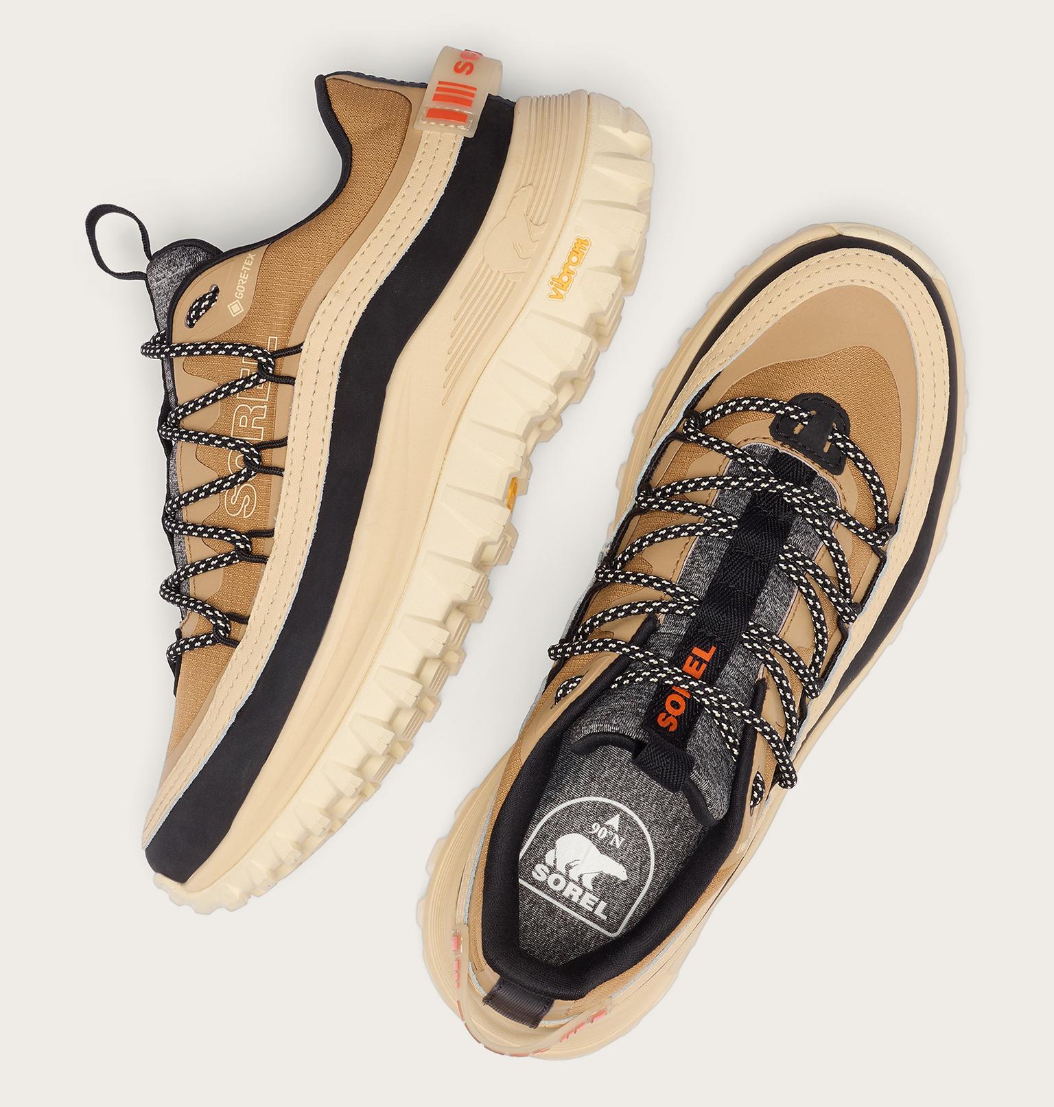 Sorel Women's CALLSIGN HORIZON™ LOW GTX Waterproof Sneaker | Caribou Buff / Caribou Beige