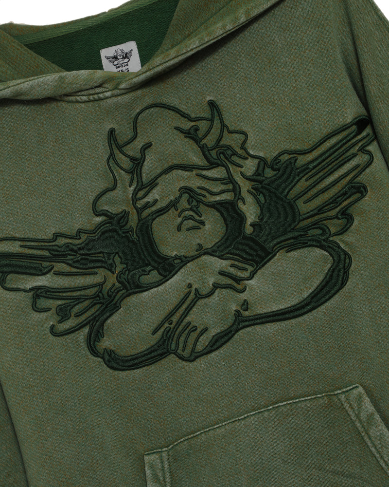 Boys Lie Women's Just Fore You Racer Hoodie - Green