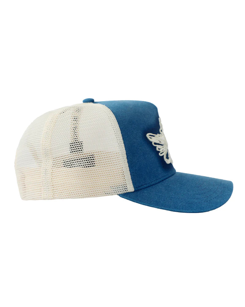 Boys Lie Women's Blueprint Trucker -Blue