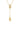 Kendra Scott Framed Elisa Y Necklace in Gold - White Mosaic Glass