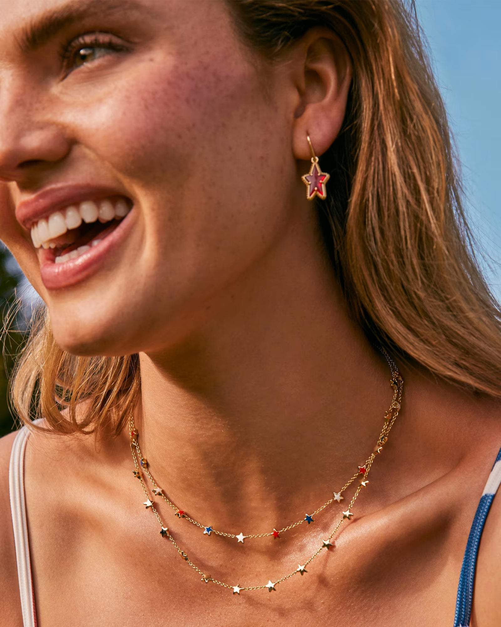 Kendra Scott Sierra Star Strand Necklace in Silver - Silver