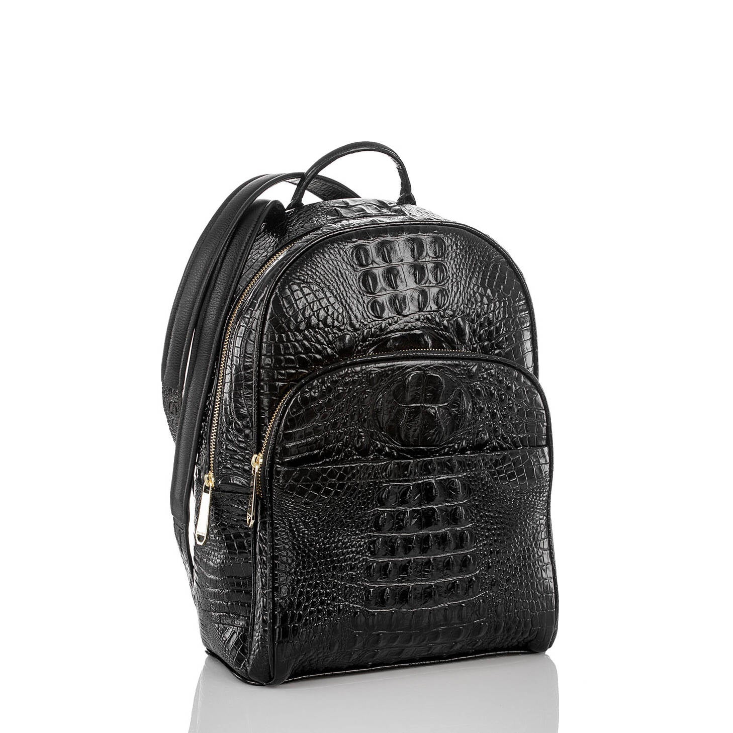 brahmin melbourne collection mini dartmouth crocodile-embossed backpack Brahmin Black Melbourne Dartmouth Backpack