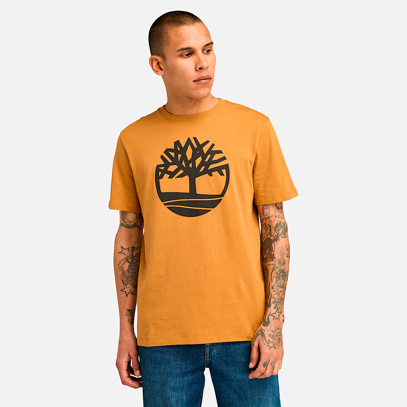 Timberland Men's Kennebec River Tree Logo T-Shirt