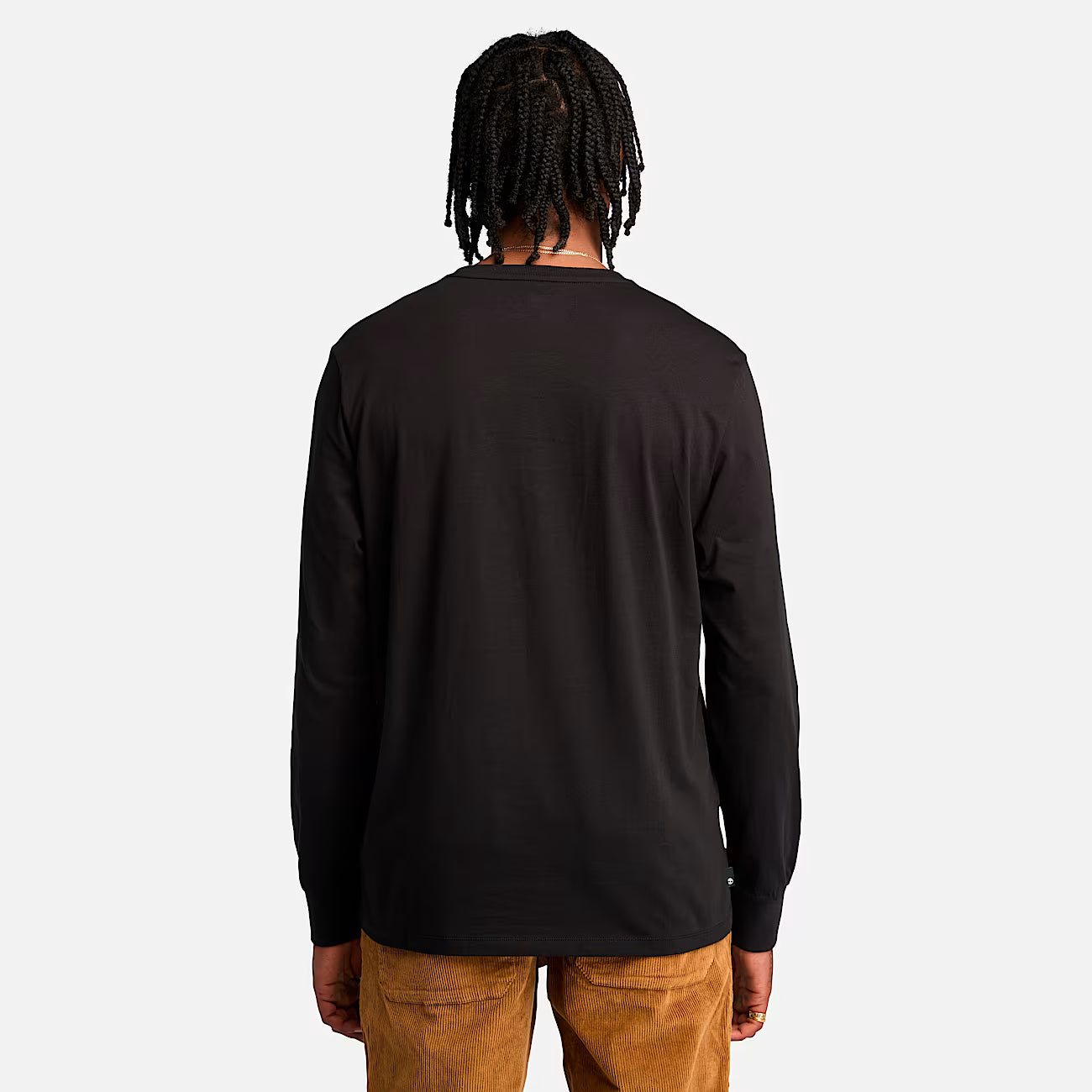 Timberland Men's Stack Logo Colored Long Sleeve T-Shirt