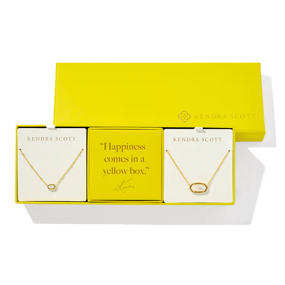 Kendra Scott Elisa Gold Gift Set of 2 in Gold - Ivory Mother-of-Pearl