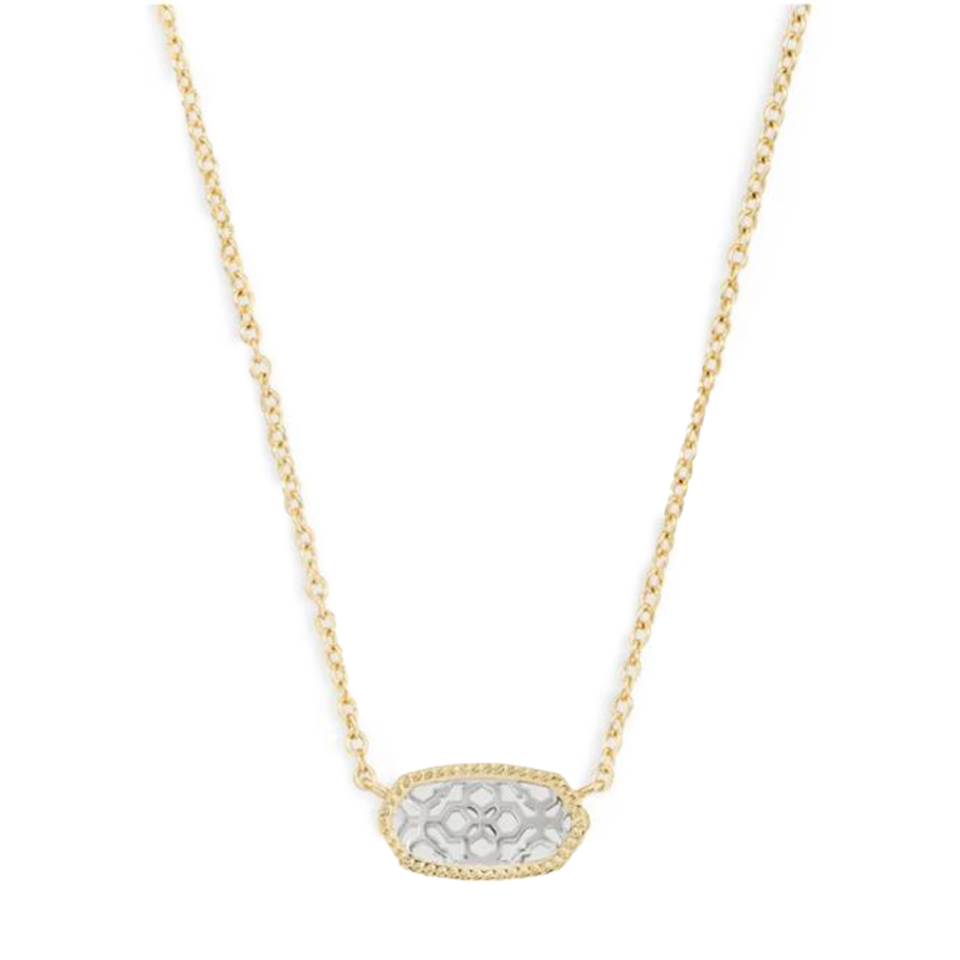 Kendra Scott Elisa Gold Pendant Necklace in Gold - Rhodium