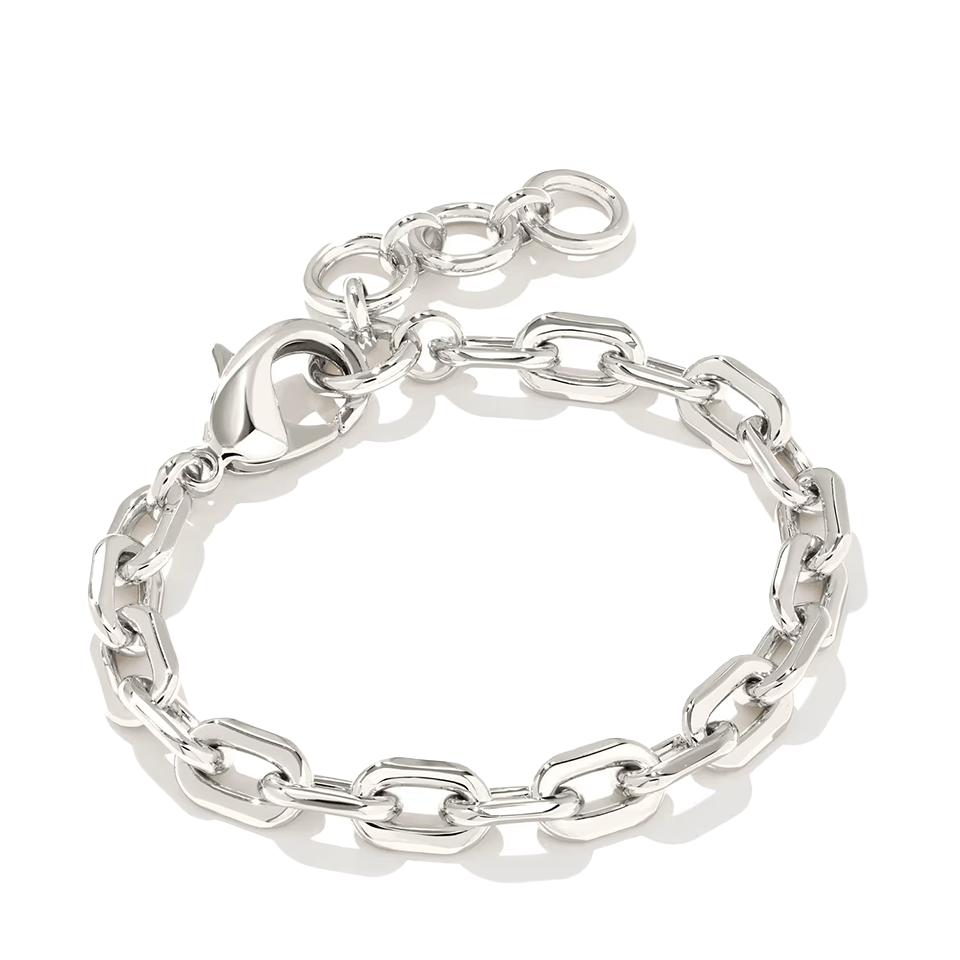 Kendra Scott Korinne Chain Necklace in Silver - Silver