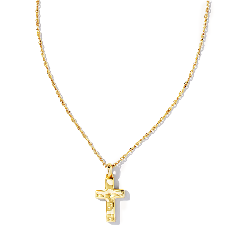 Kendra Scott Cross Pendant Necklace in Gold - Gold