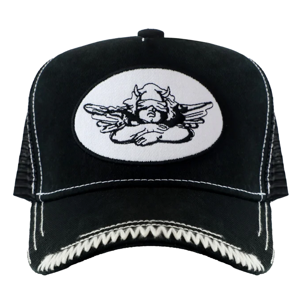 Boys Lie Women's Smoke Signal Trucker - Black