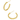 Kendra Scott Nydia Hoop Earrings in Gold - White Crystal