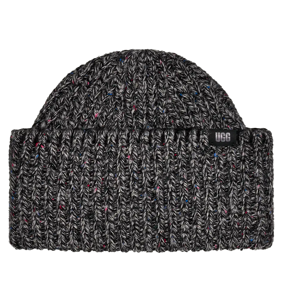 UGG Men's Wide Cuff Confetti Beanie | Black Multi