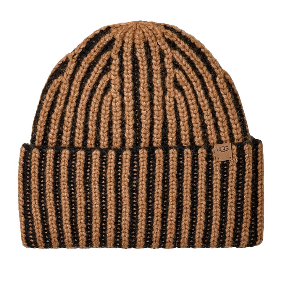 UGG Women's Chunky Plaited Beanie | Black Multi