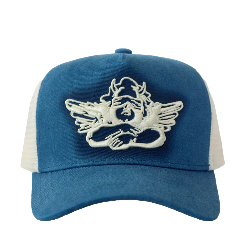 Boys Lie Women's Blueprint Trucker -Blue