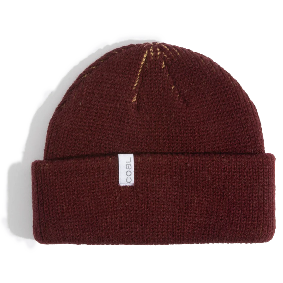 Coal The Frena Thick Knit Cuff Beanie | Burgundy Rib