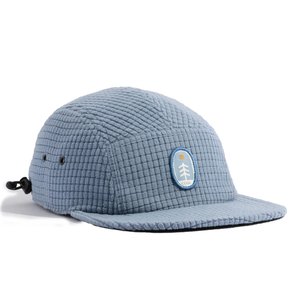 Coal The Canyon – Fleece 5-Panel Cap | Shale Blue