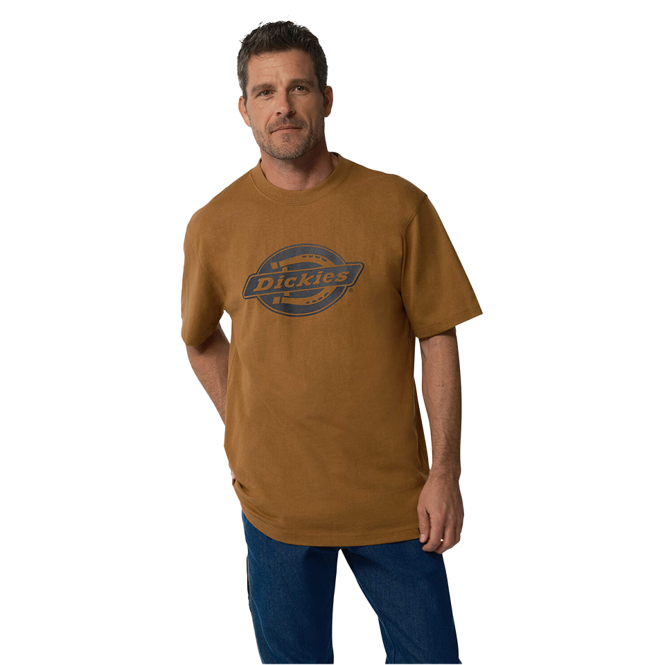 Dickies Men's Short Sleeve Heavyweight Logo T-Shirt