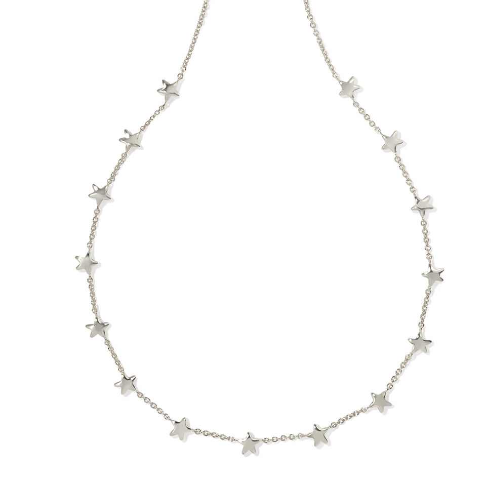 Kendra Scott Sierra Star Strand Necklace in Silver - Silver