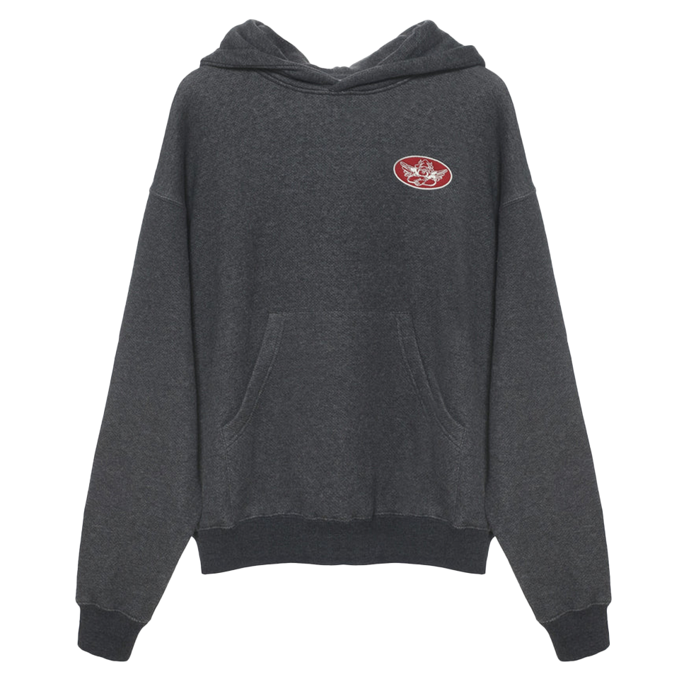 Boys Lie Women's Mon Cheri Racer Hoodie - Charcoal Heather