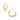 Kendra Scott The Juliette Hoop Earring in Gold - White Crystal