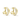 Kendra Scott Jane Huggie Earrings in Gold - White Enamel