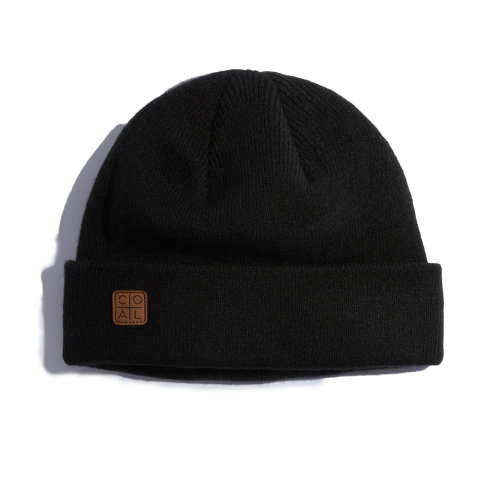 Coal The Harbor Rib Knit Fisherman Beanie | Black