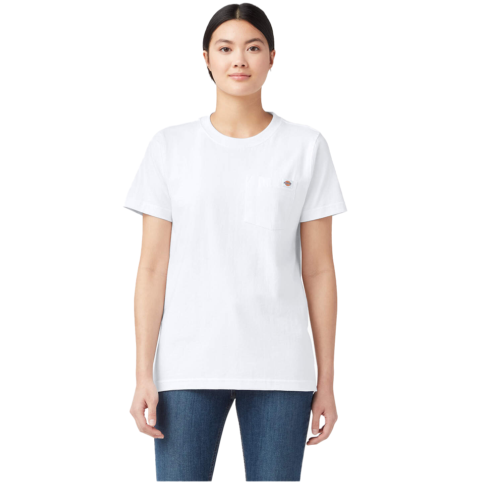 Dickies Women's Heavyweight Short Sleeve Pocket T-Shirt